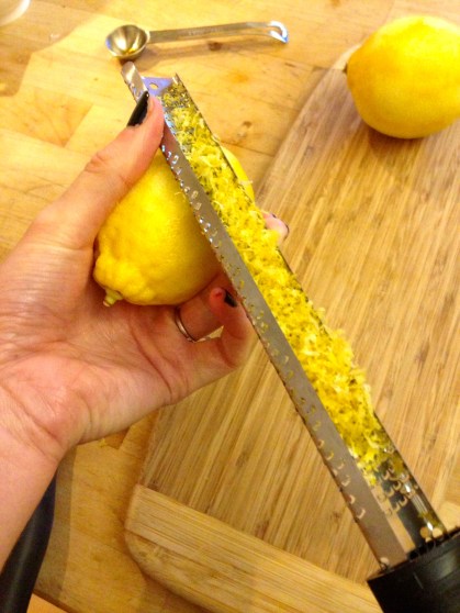 Remember: zest before you juice!